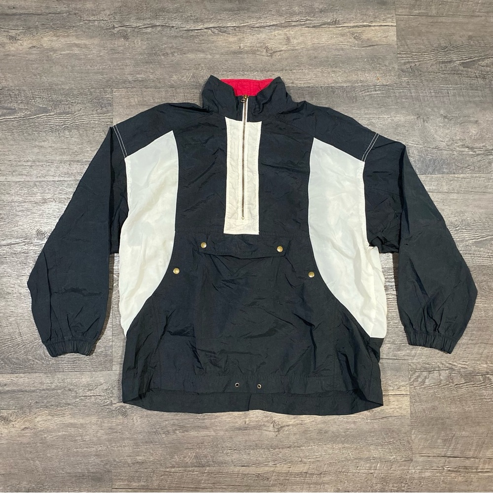 Vintage Nike White Tag Anorak Windbreaker Quarterzip Jacket Sz L